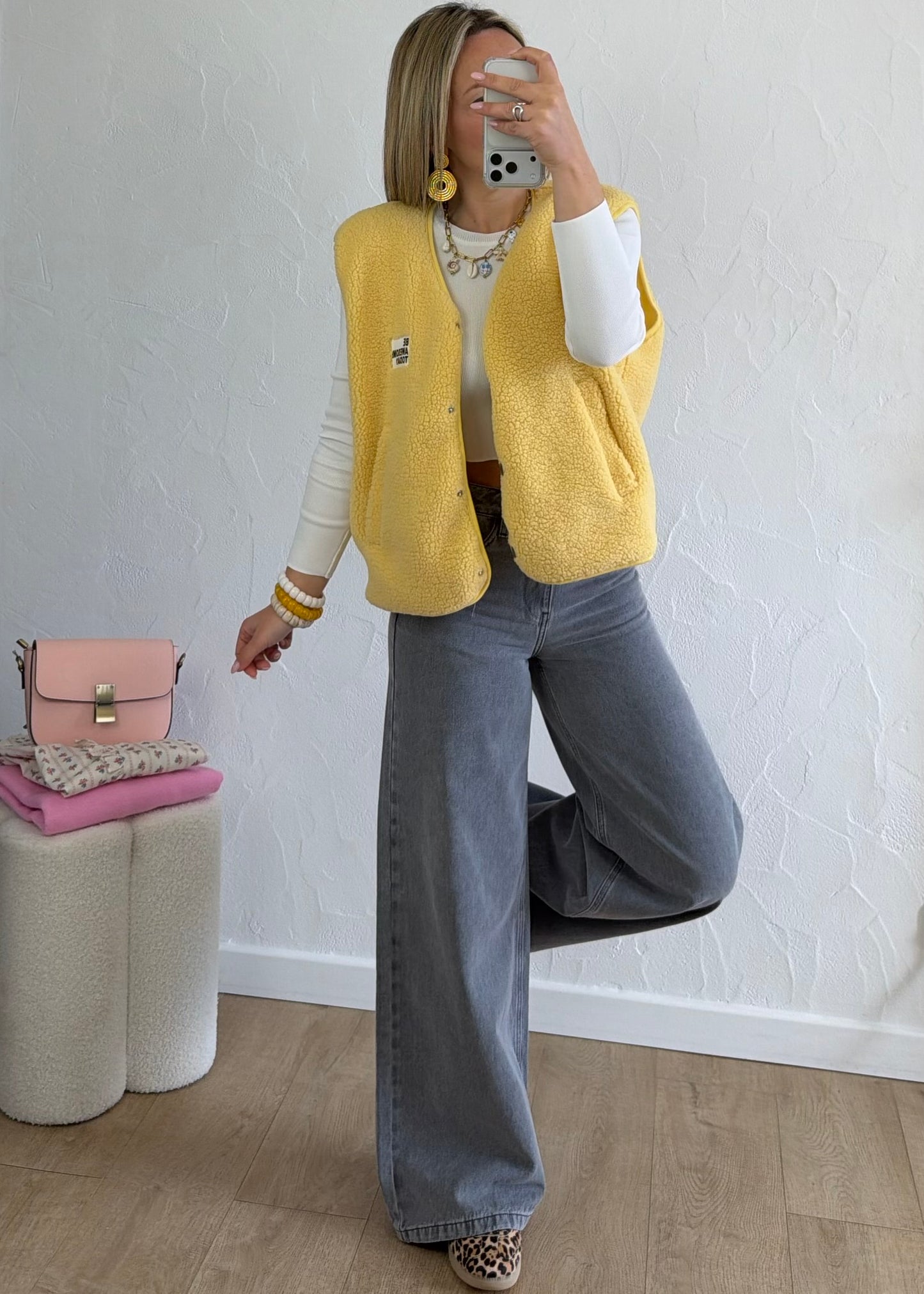 Gilet « BE AWESOME TODAY » Jaune