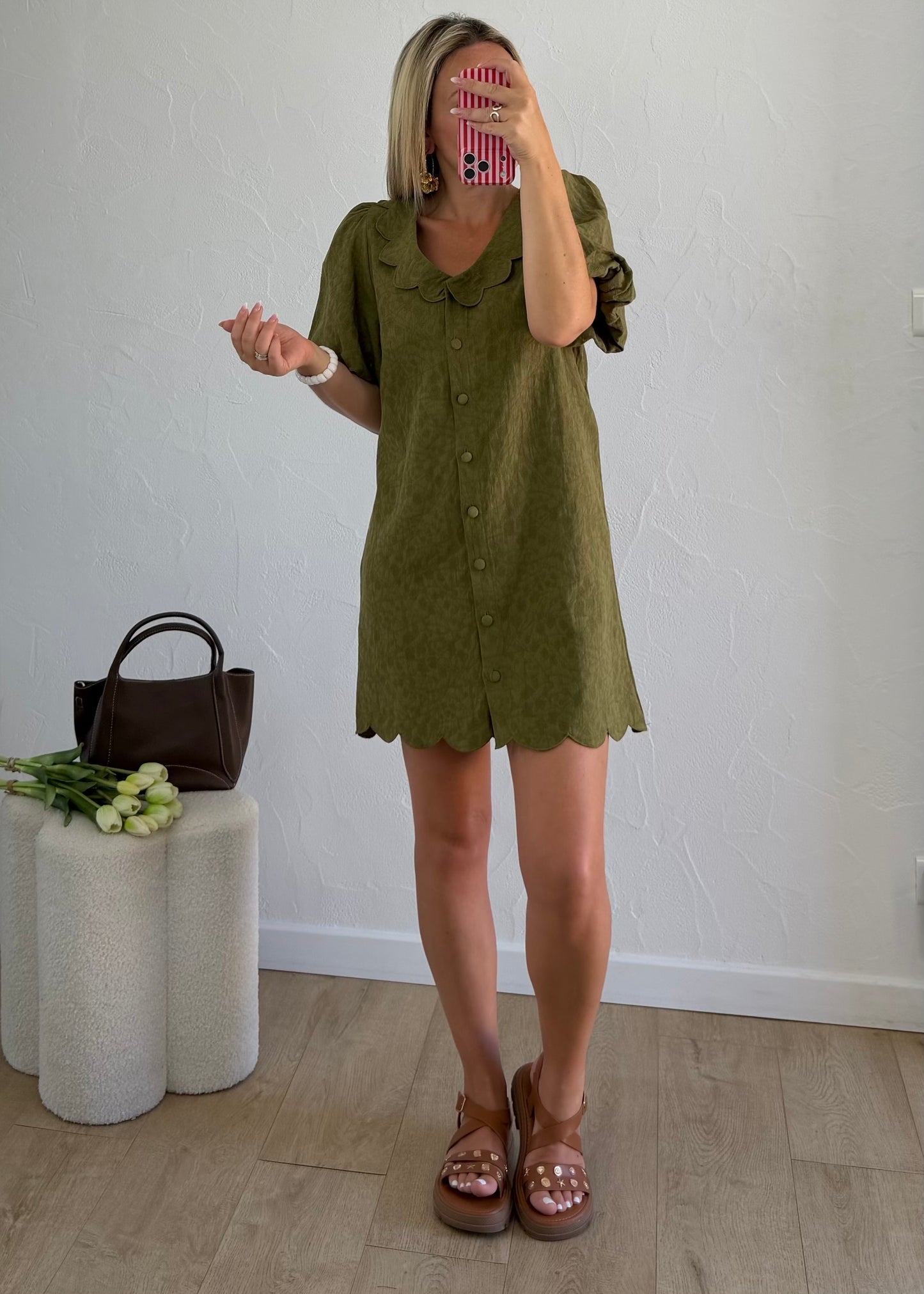 Robe ÉNORA Kaki