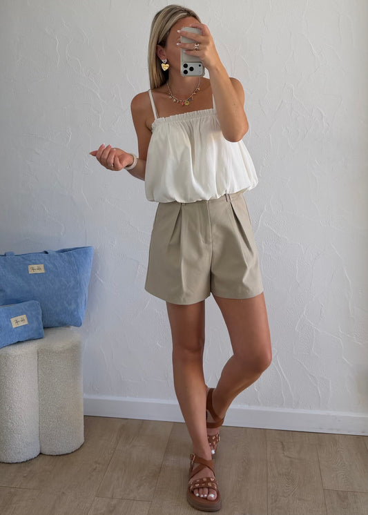 Top NOEMIE Ecru