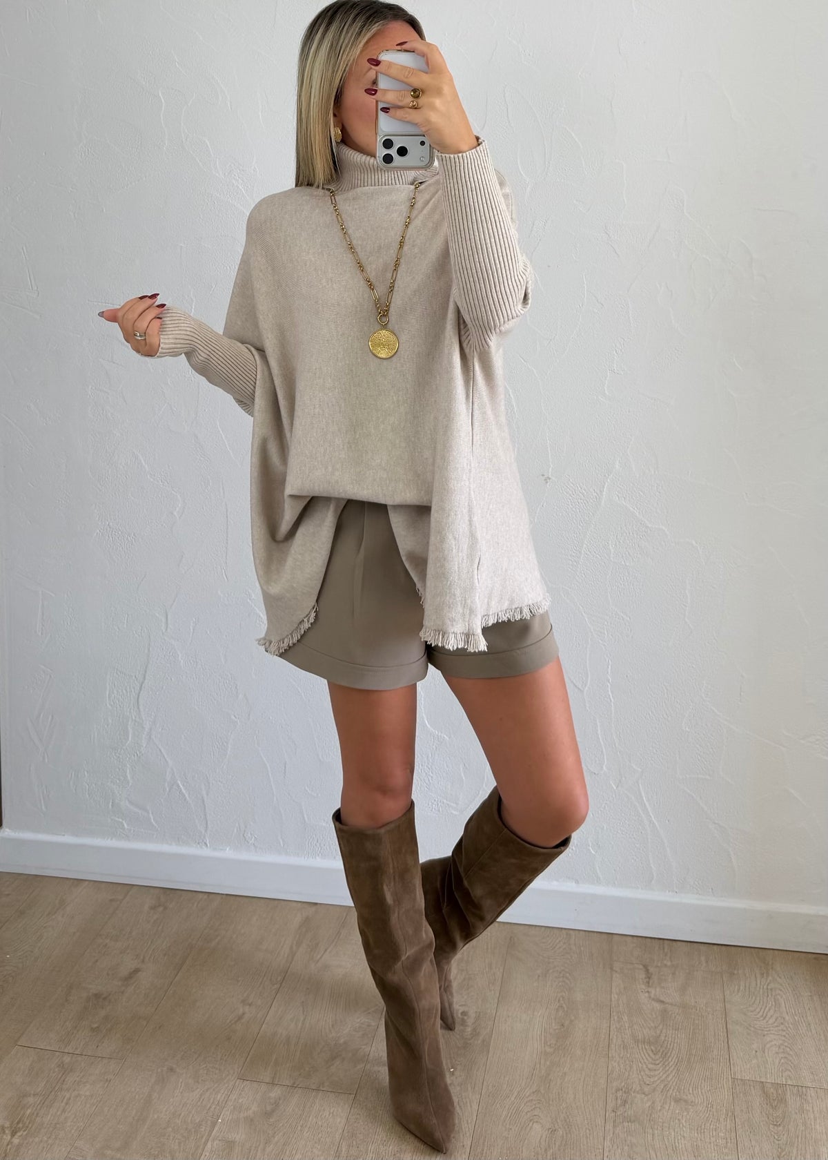 Pull Christie écru