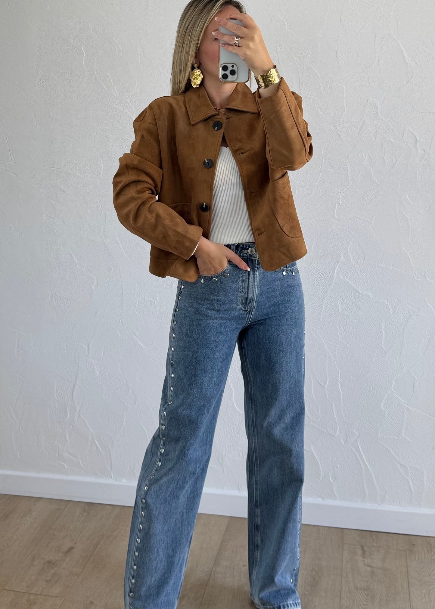 Veste TINA Camel