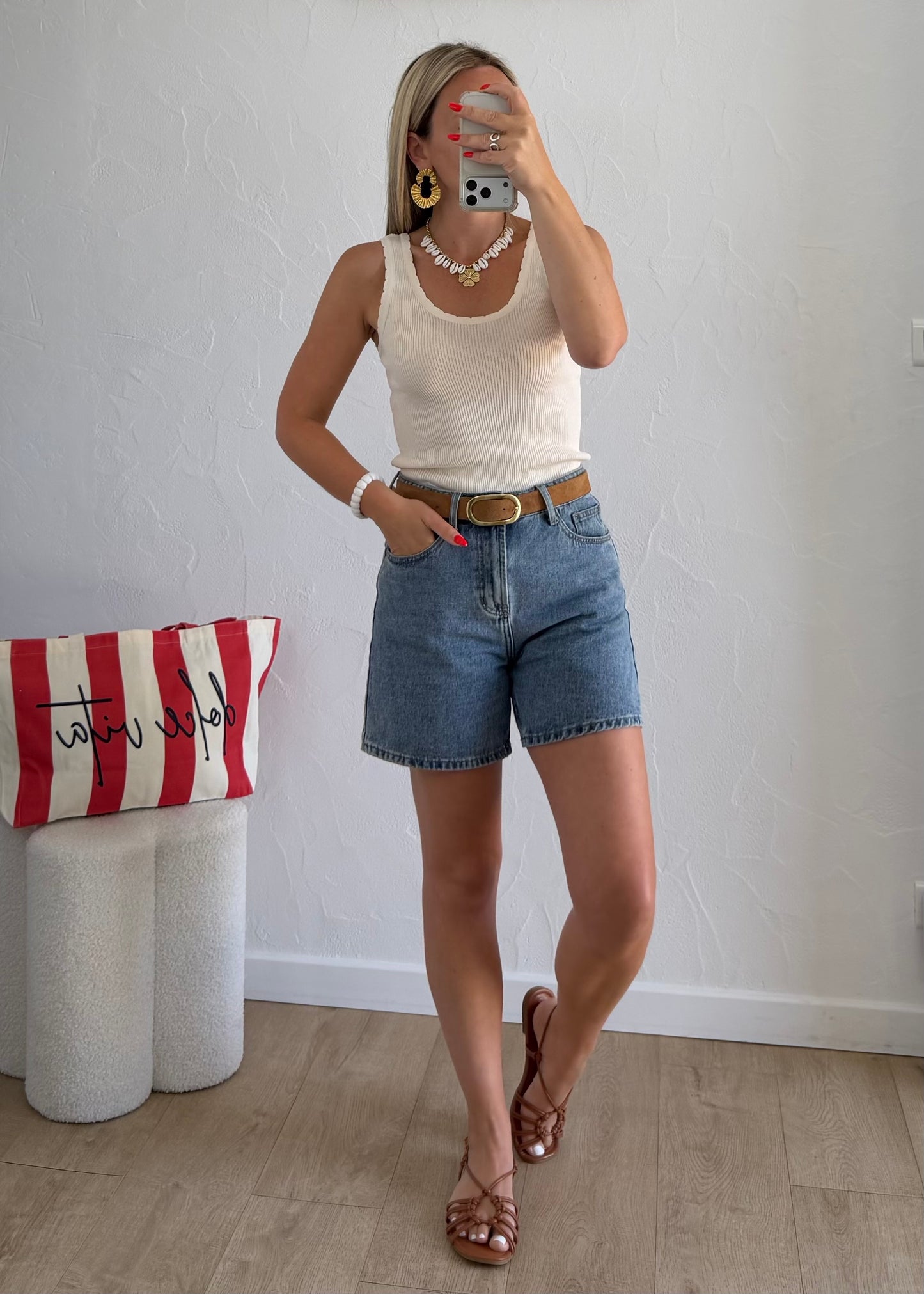 Débardeur NAELLE Beige