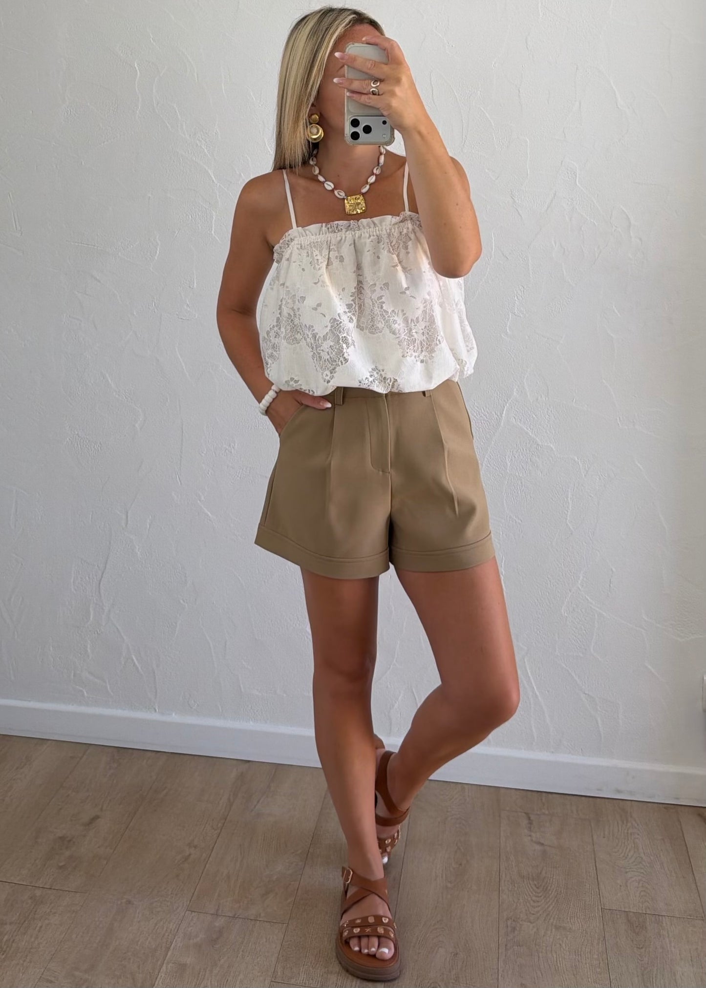 Short FLAVIE tan
