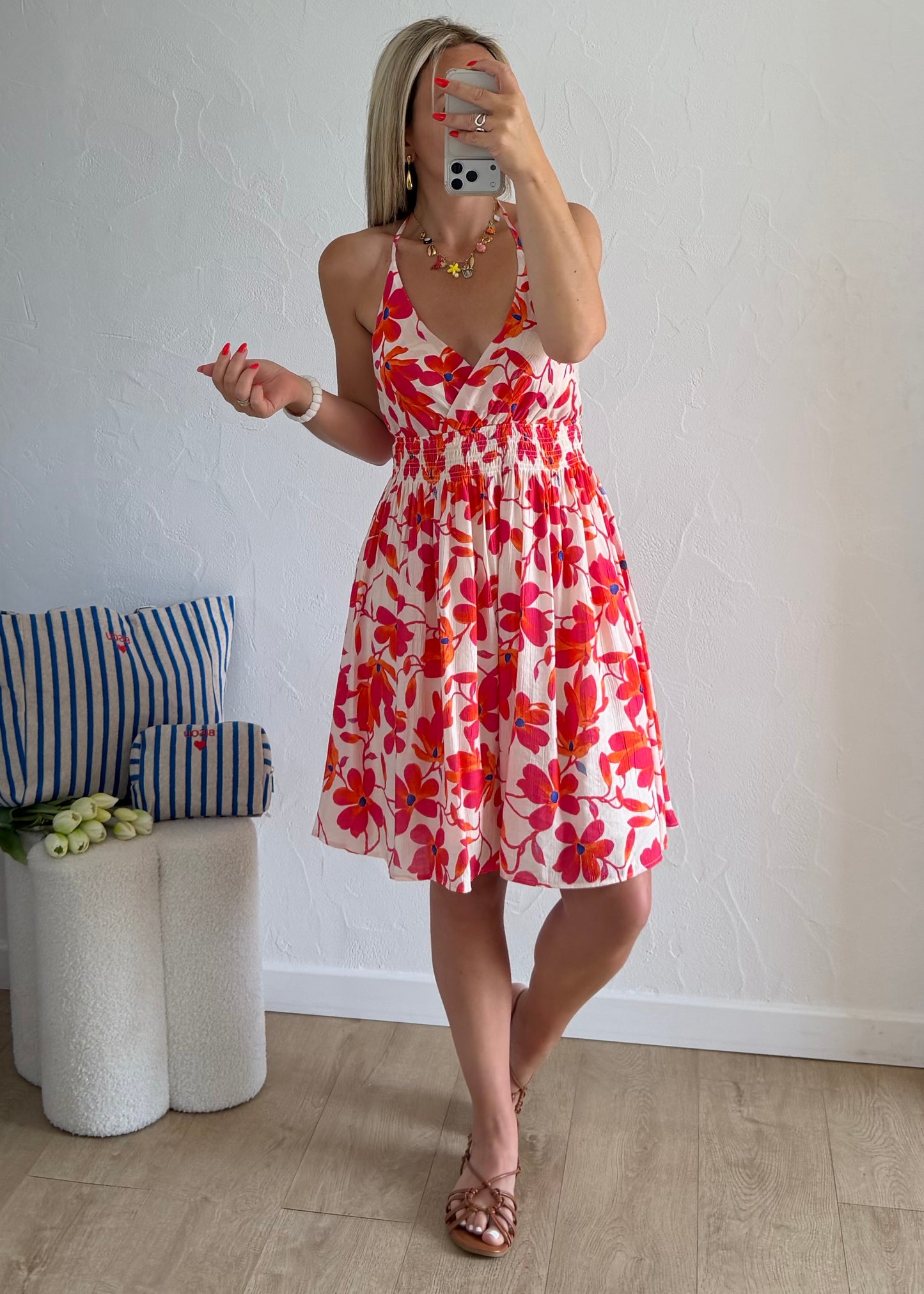 Robe JANELLE Rouge