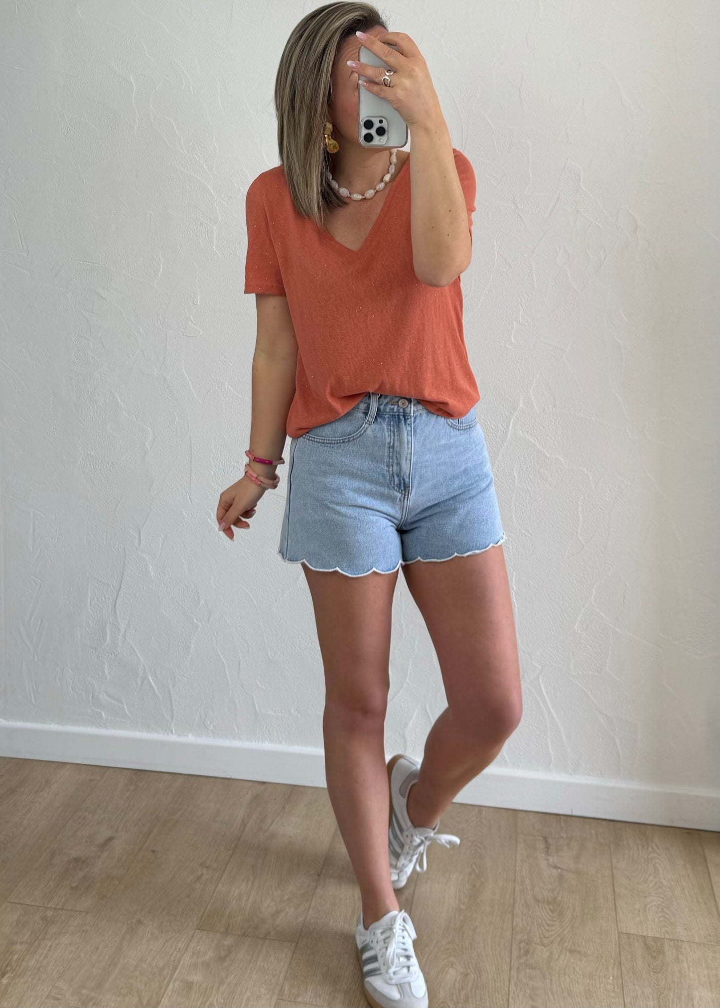 T-shirt Julia terracotta