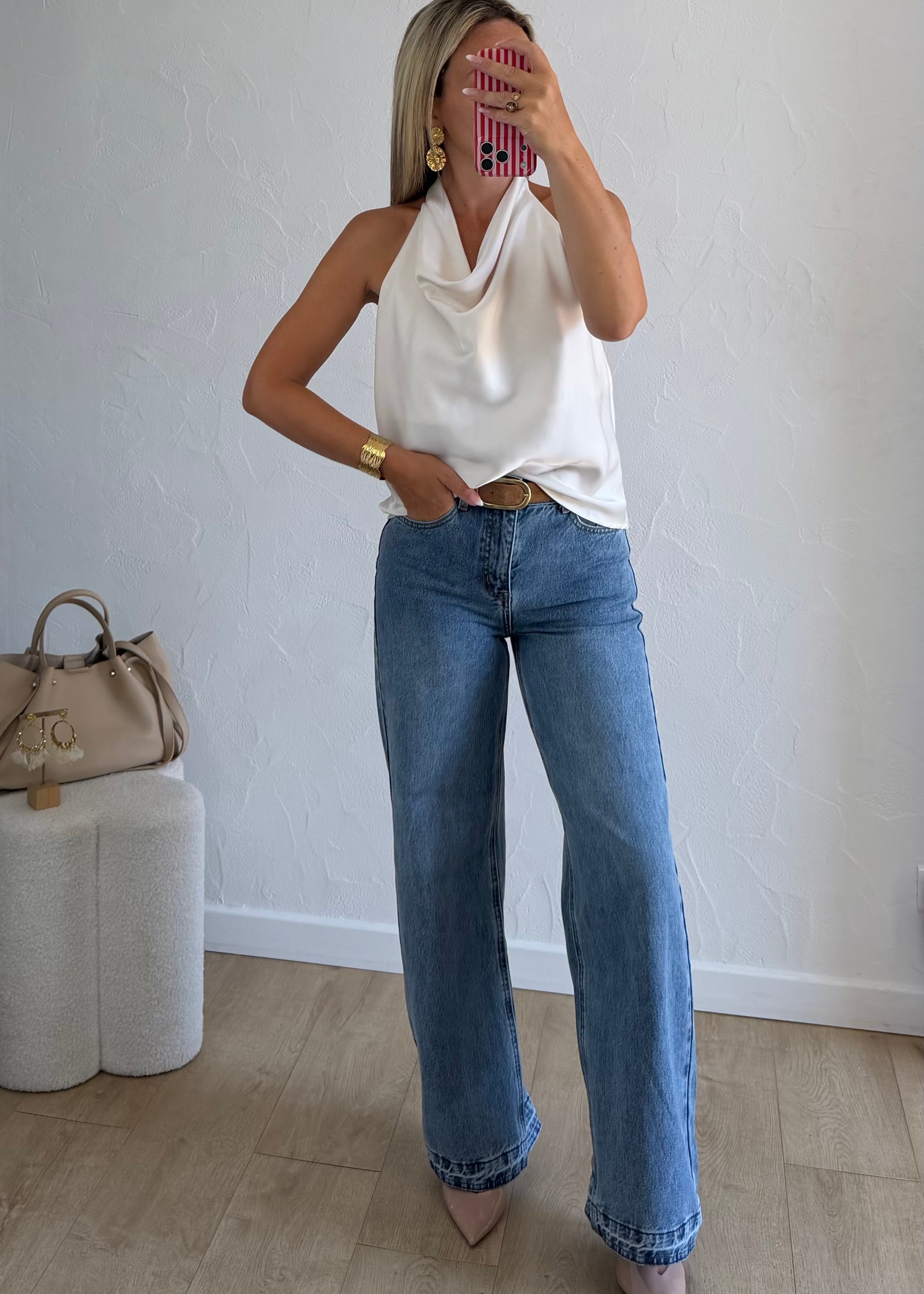 Top PAULA Beige