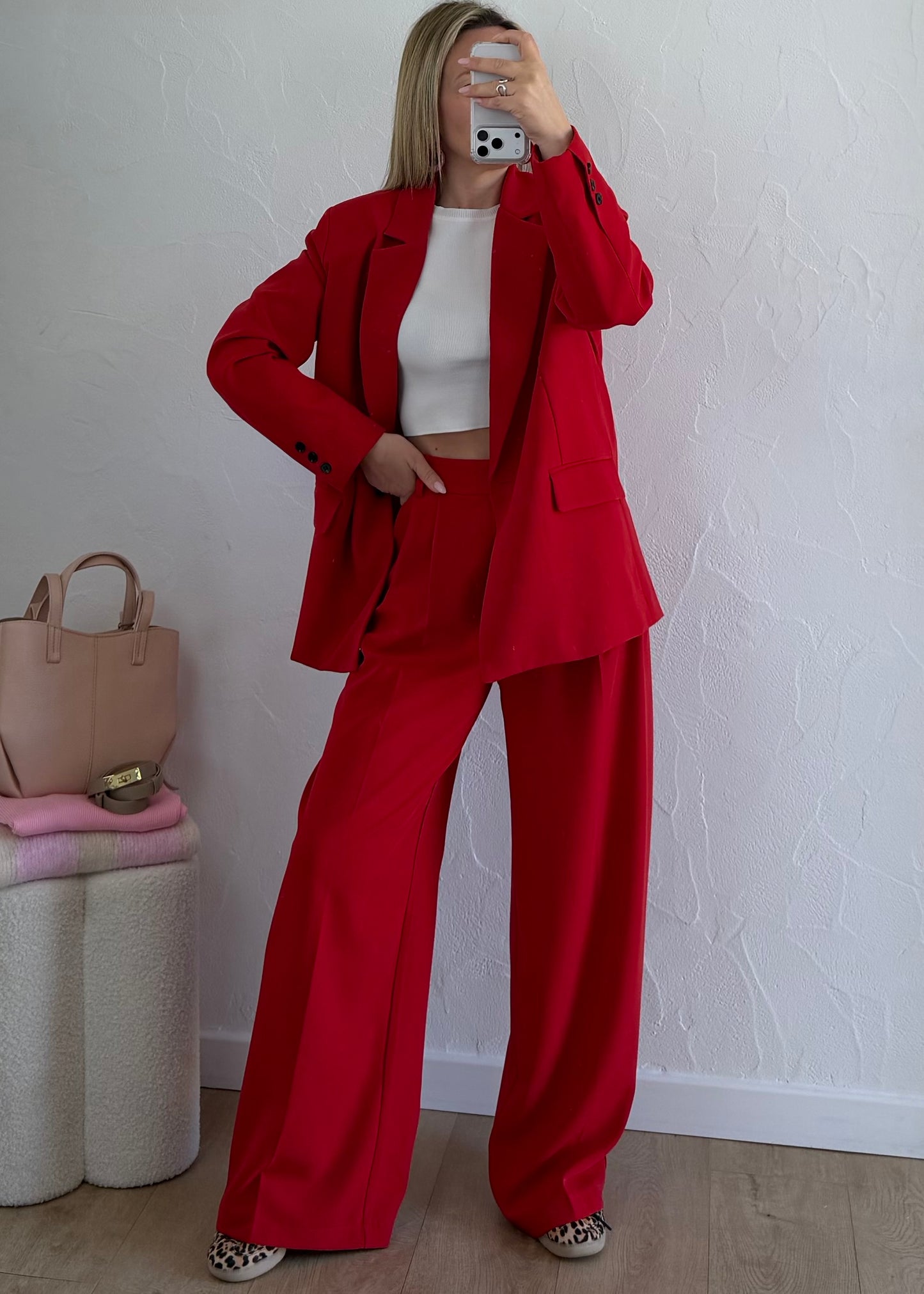 Pantalon CORALIE Rouge 💋