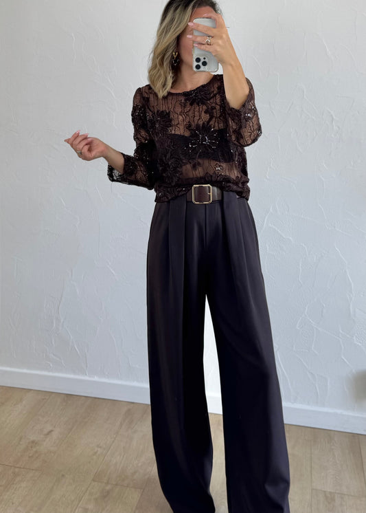 Pantalon ARDAN Chocolat