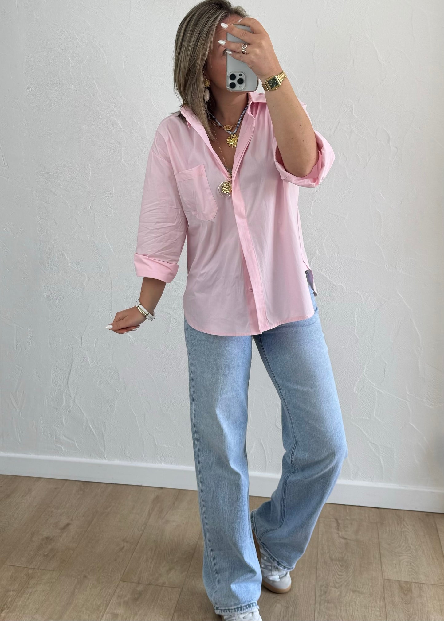 Chemise Mathilde Rose