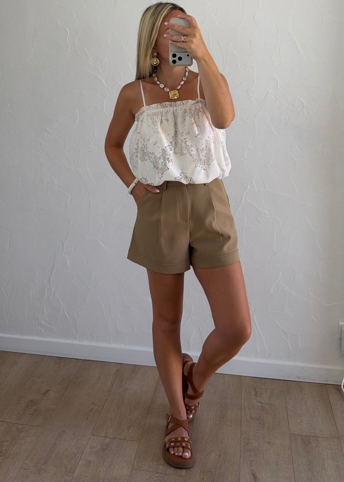 Short FLAVIE tan
