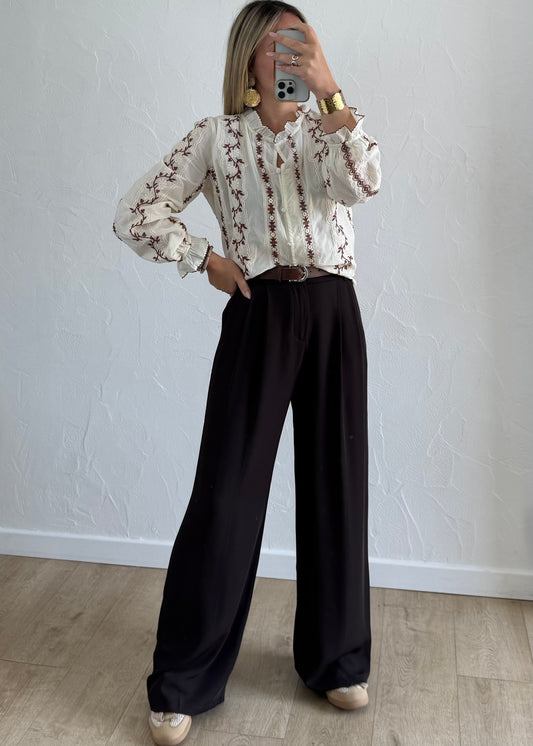 Pantalon KENYA Marron