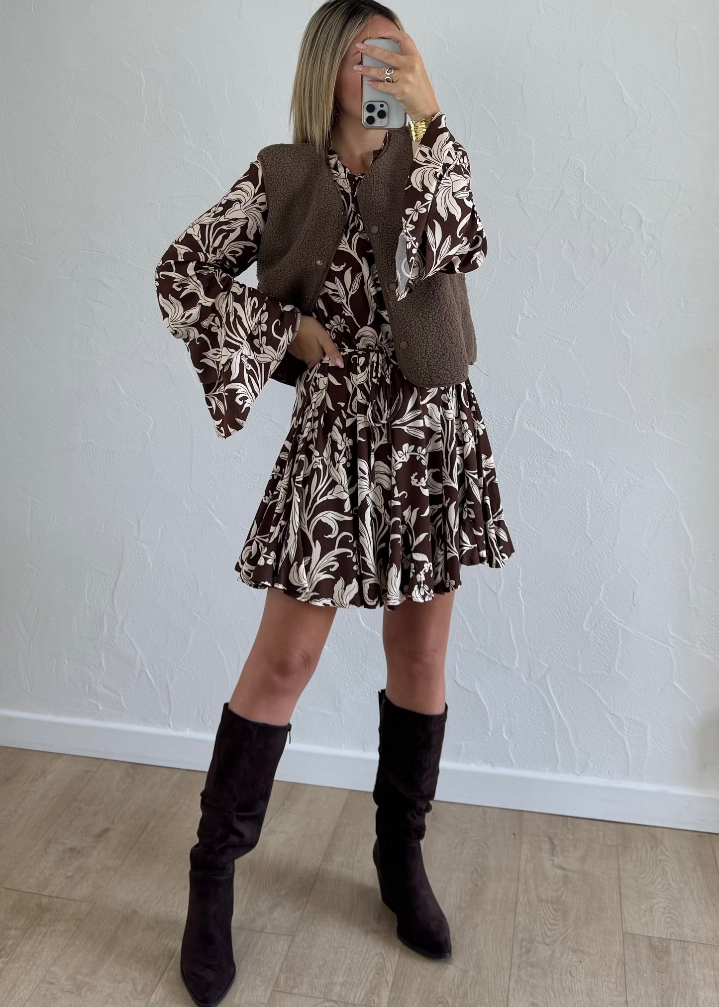 Veste LOUISE Marron