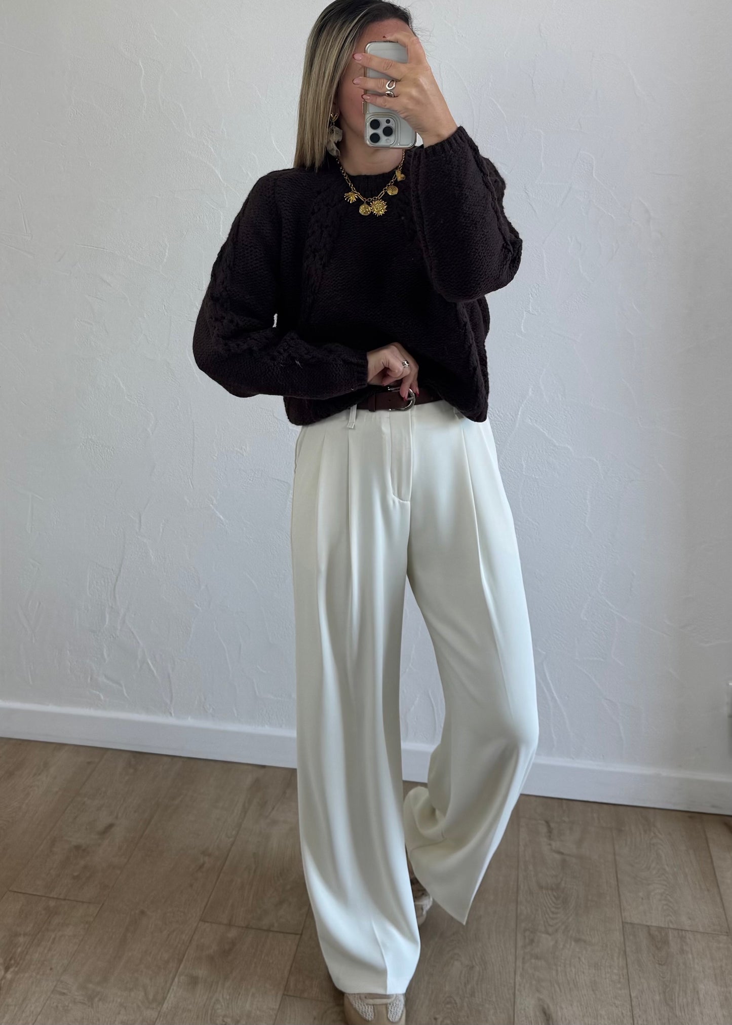 Pantalon JADE Ivoire