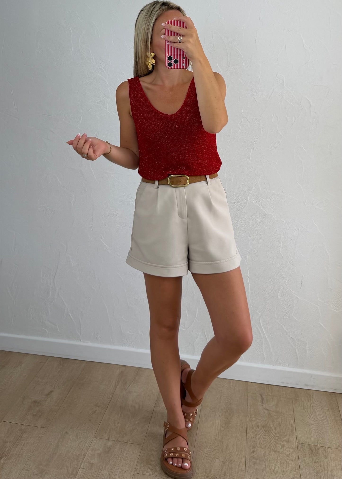 Débardeur EUGENIE Rouge