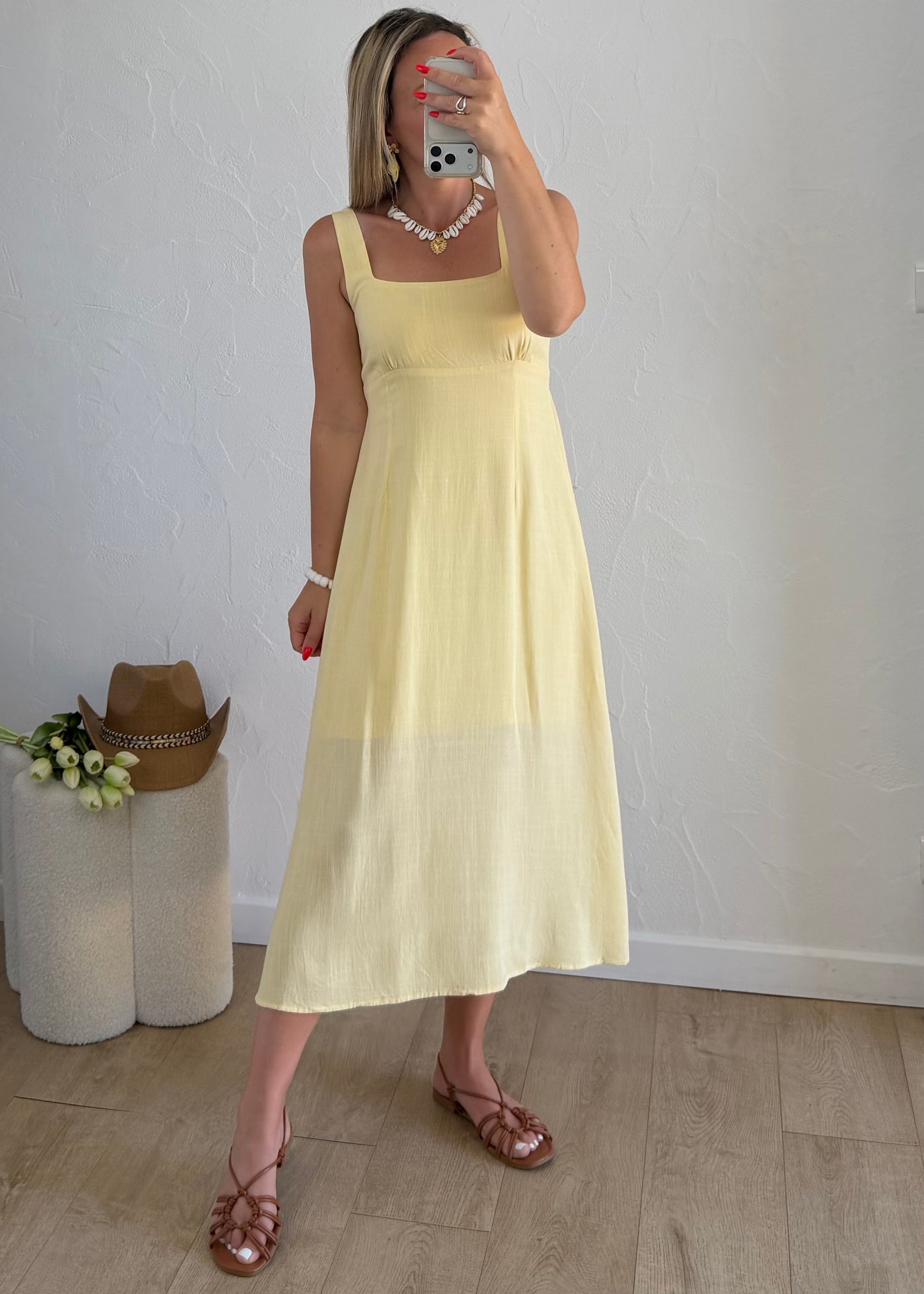 Robe CINDY Jaune