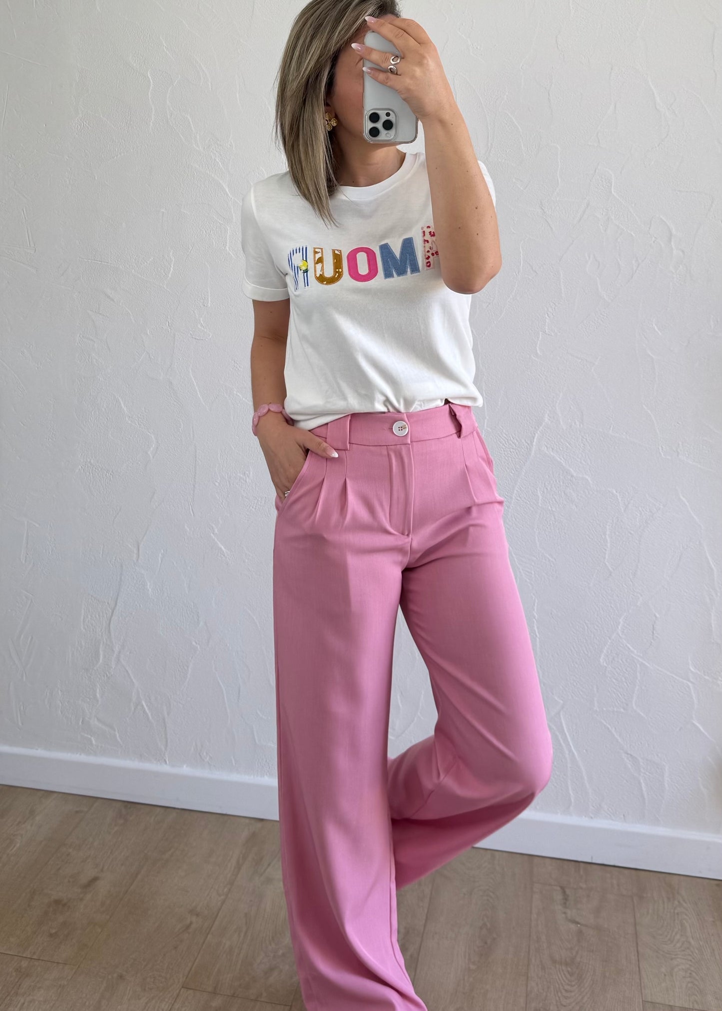 T-shirt « AMOUR » blanc