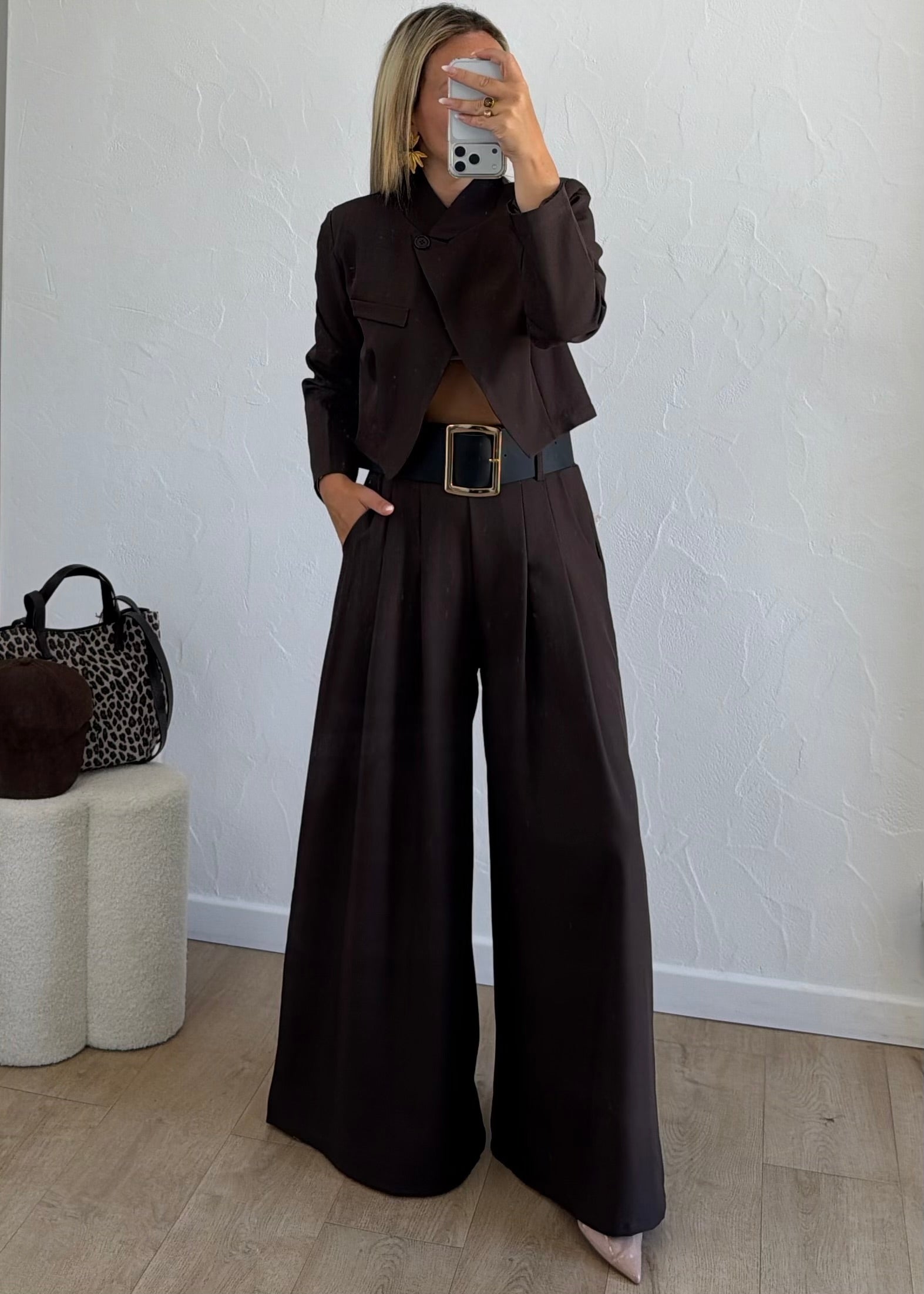 Blazer Luna marron
