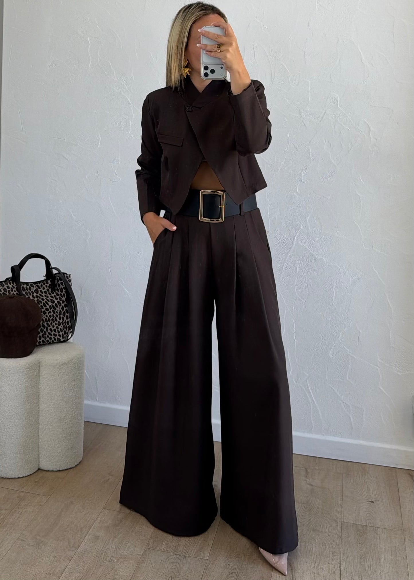 Blazer Luna marron