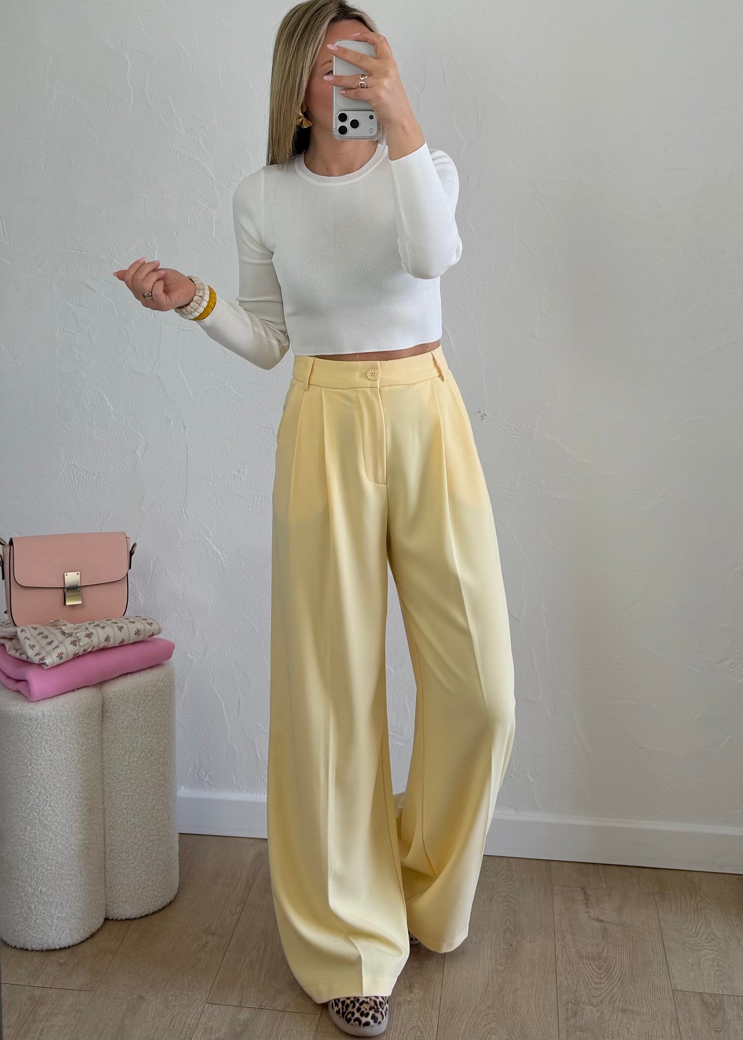 Pantalon CORALIE Jaune