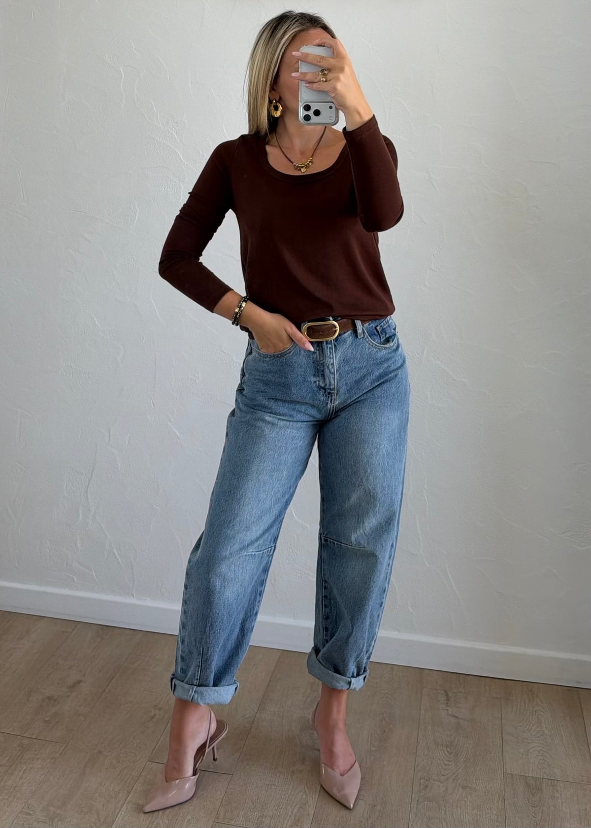 Tee-shirt Abel marron