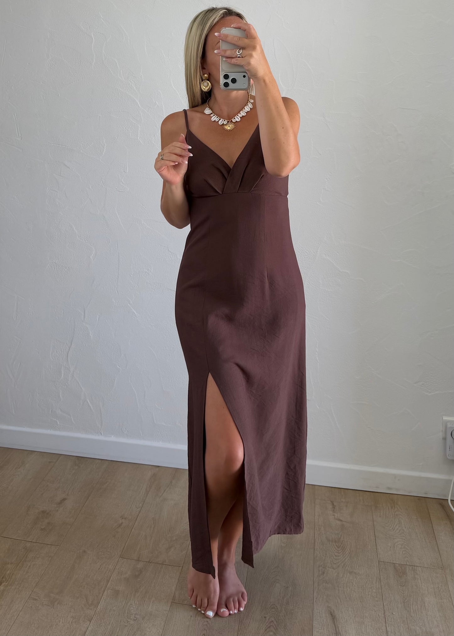 Robe FAUSTINE Choco