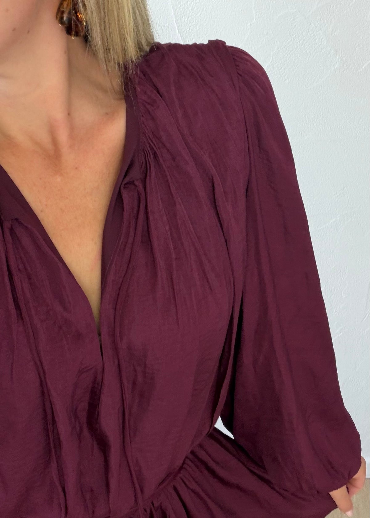 Robe Alexandra bordeaux