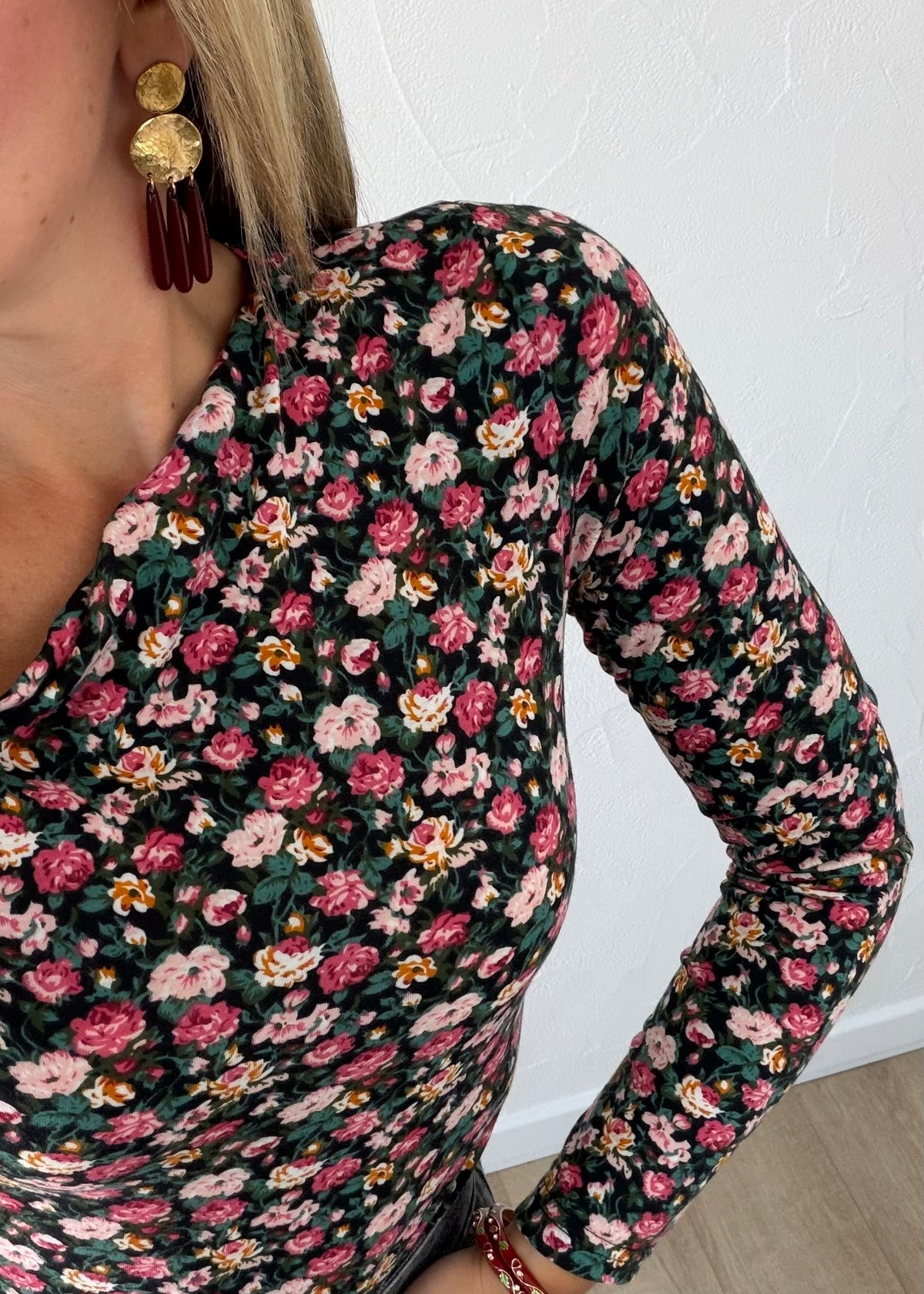 Top Florent fleuri