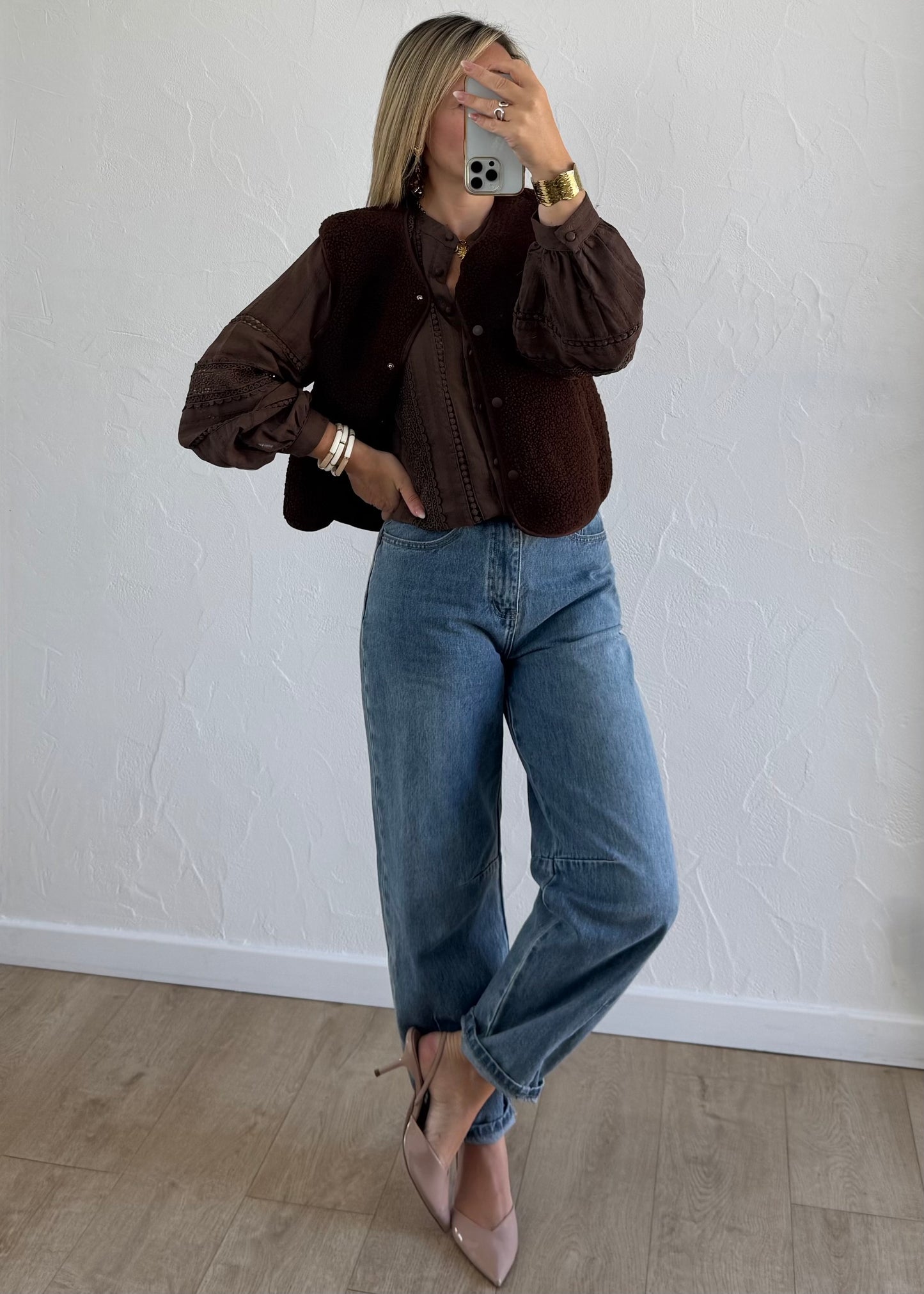 Veste LOUISE Chocolat