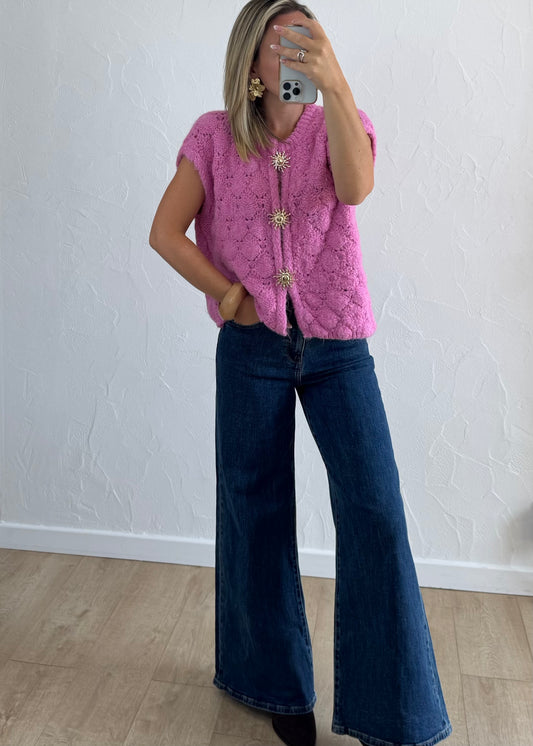 Gilet EMILIE Rose