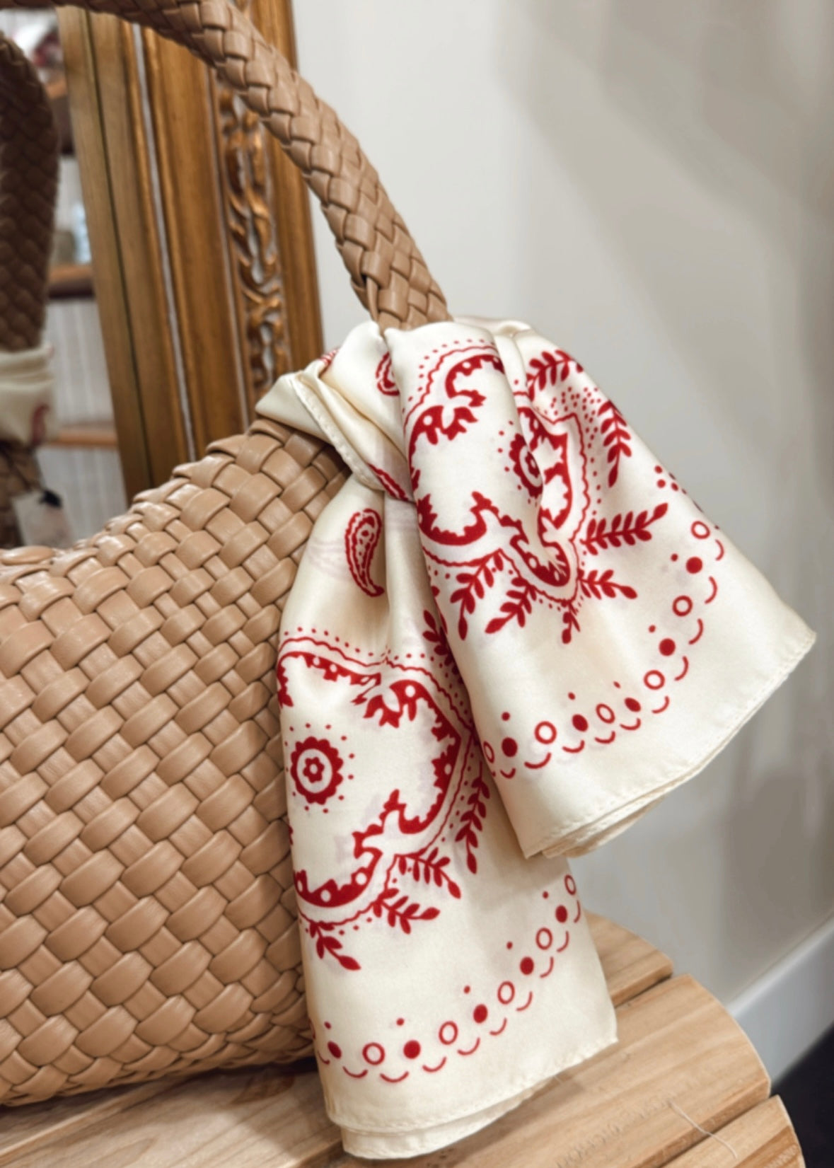 Foulard rose