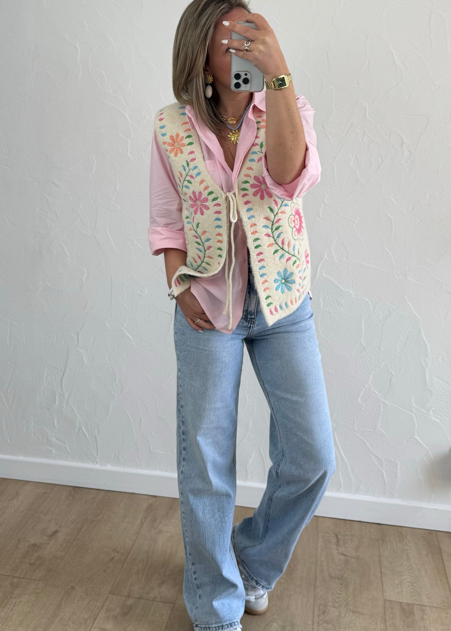 Chemise Mathilde Rose