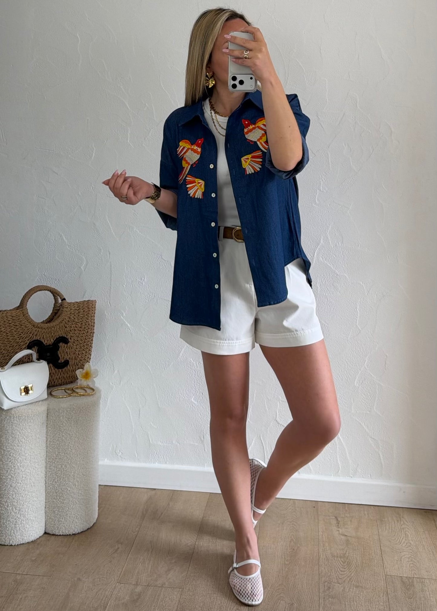 Chemise AUROLINE Bleu