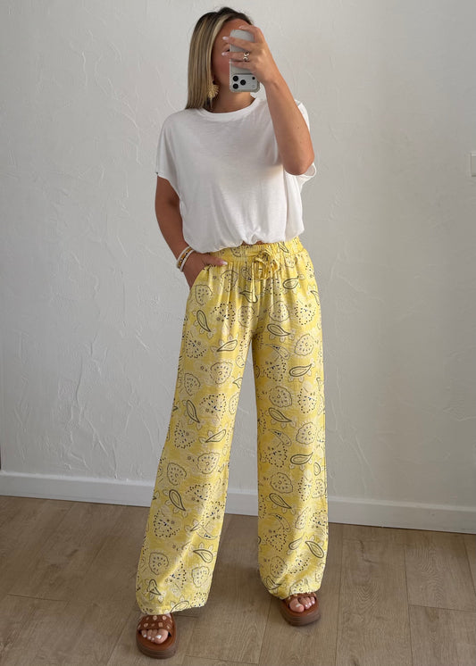 Pantalon Jade Jaune