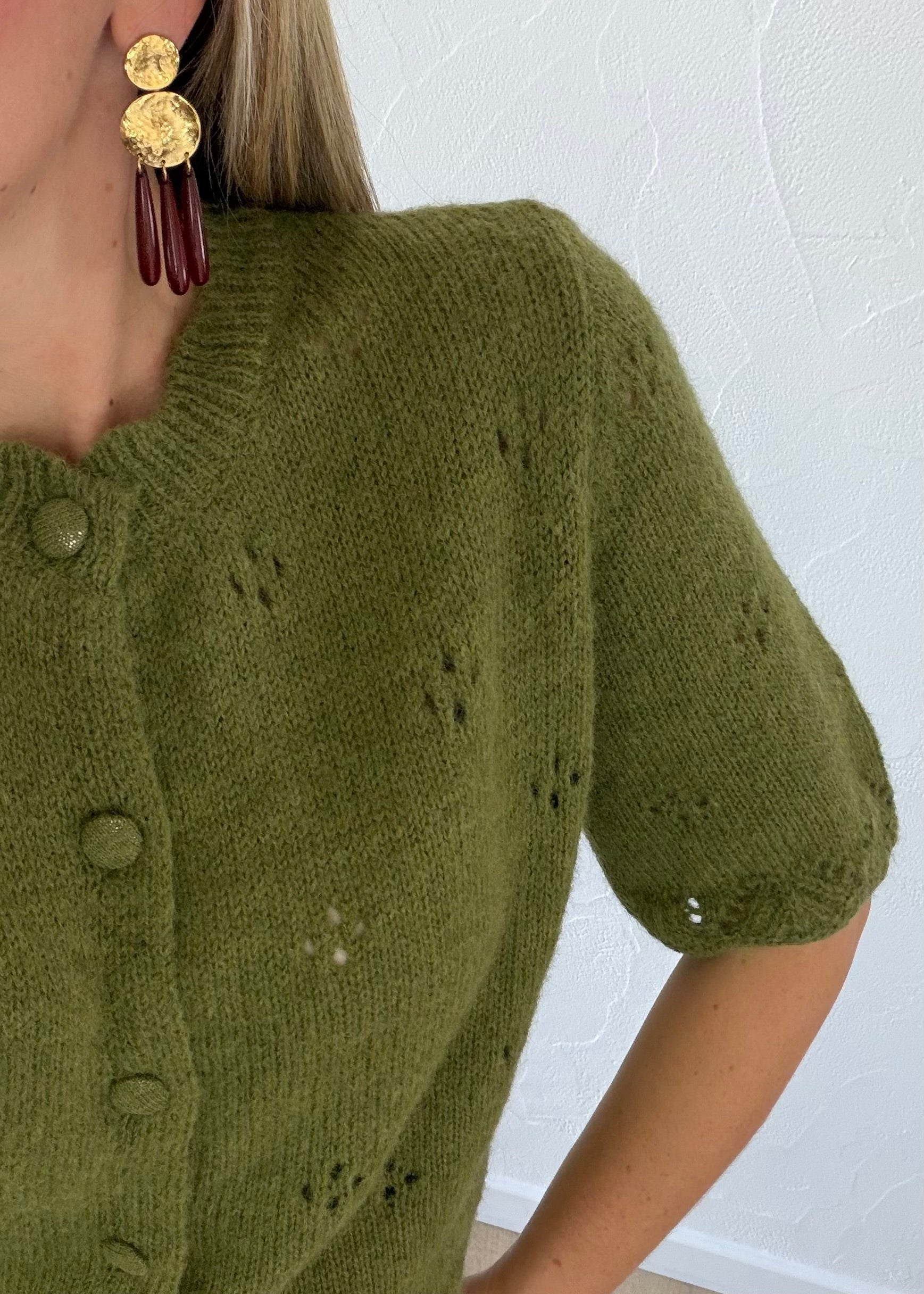 Gilet Elio vert olive