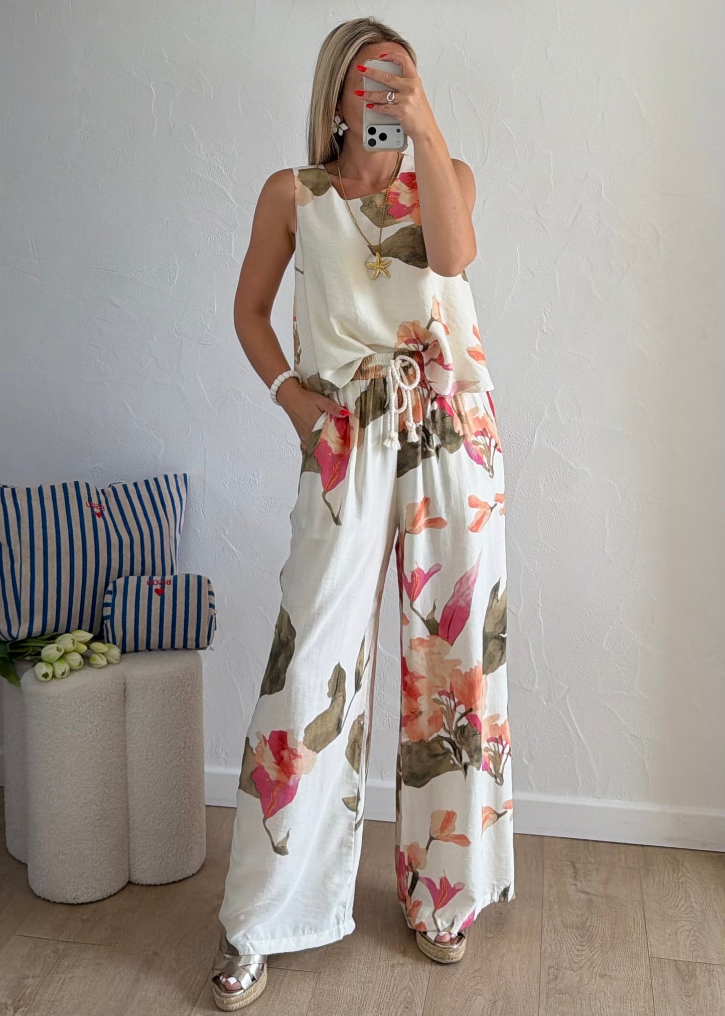 Pantalon LENA Rose