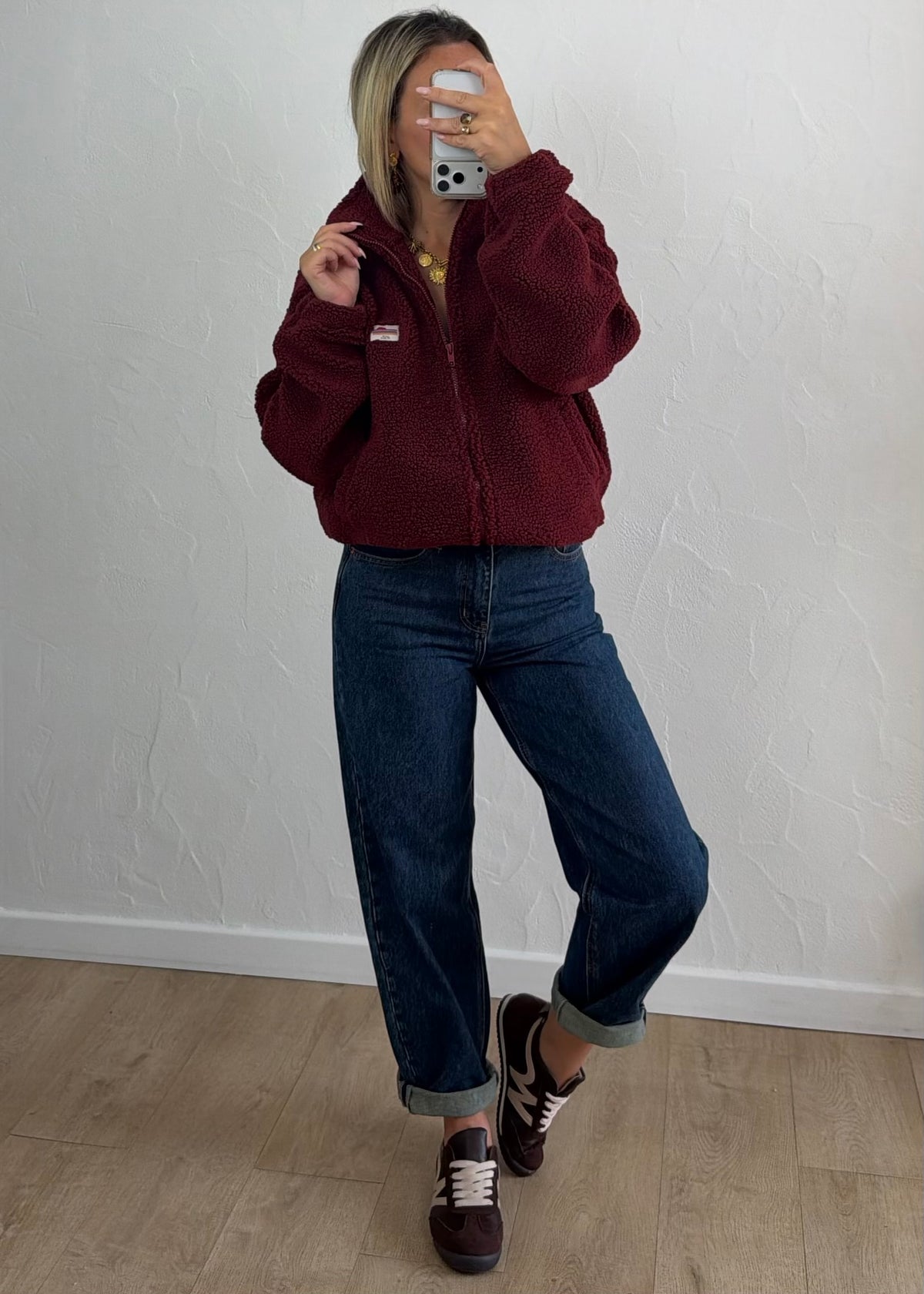 Polaire Ariana bordeaux