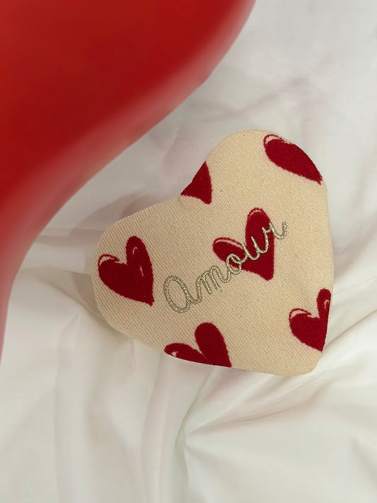 Pochette Coeur à Motifs ♡