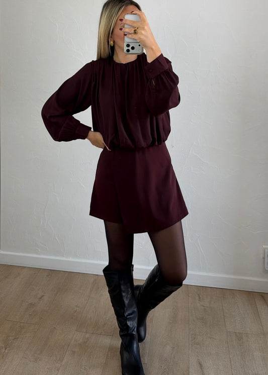 Combishort Samira bordeaux