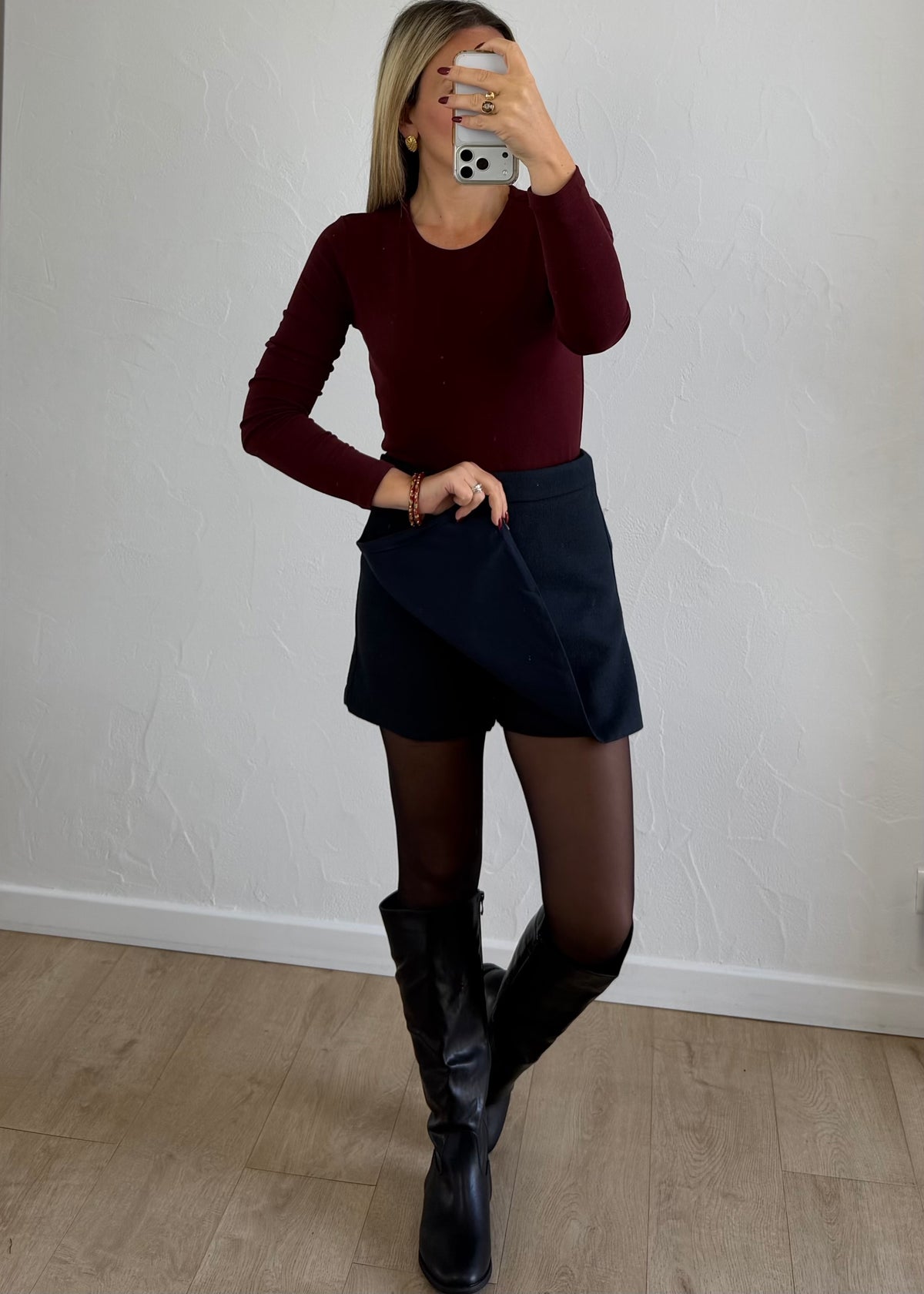 Jupe-short Adrien marine