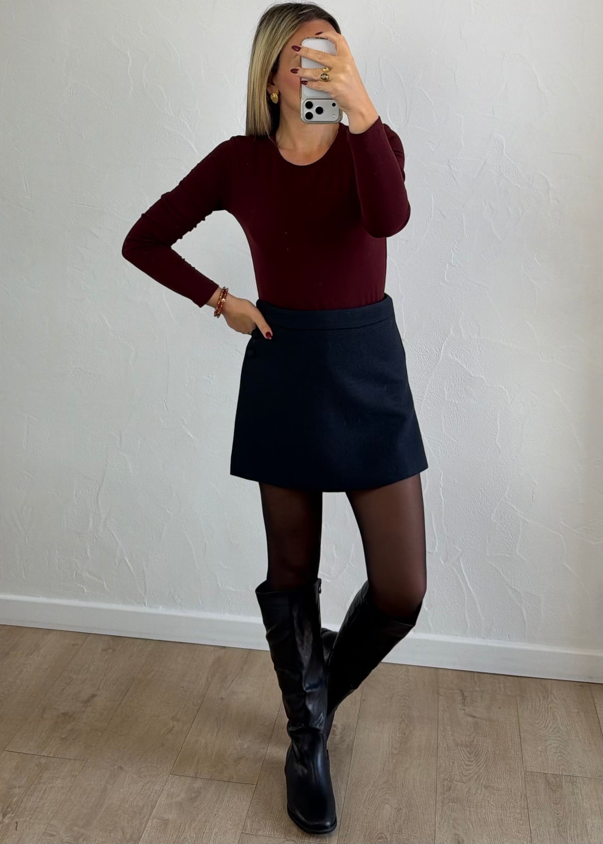 Jupe-short Adrien marine
