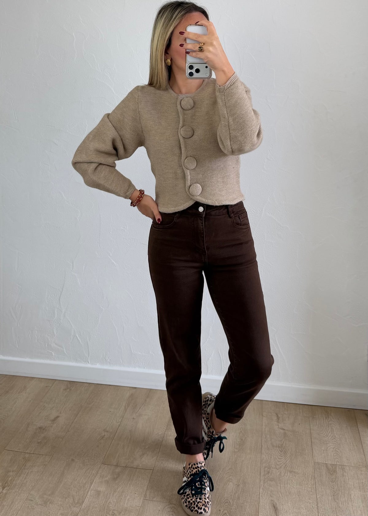 Pull Aurélia taupe