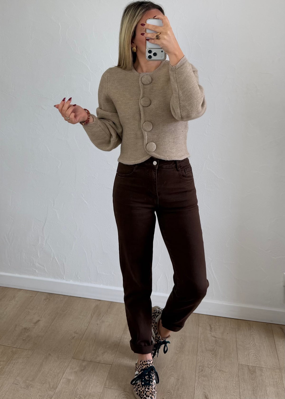 Pull Aurélia taupe
