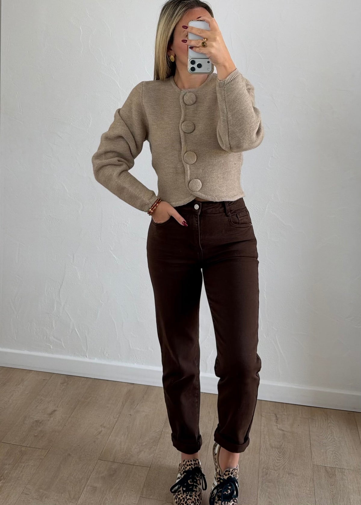Pull Aurélia taupe