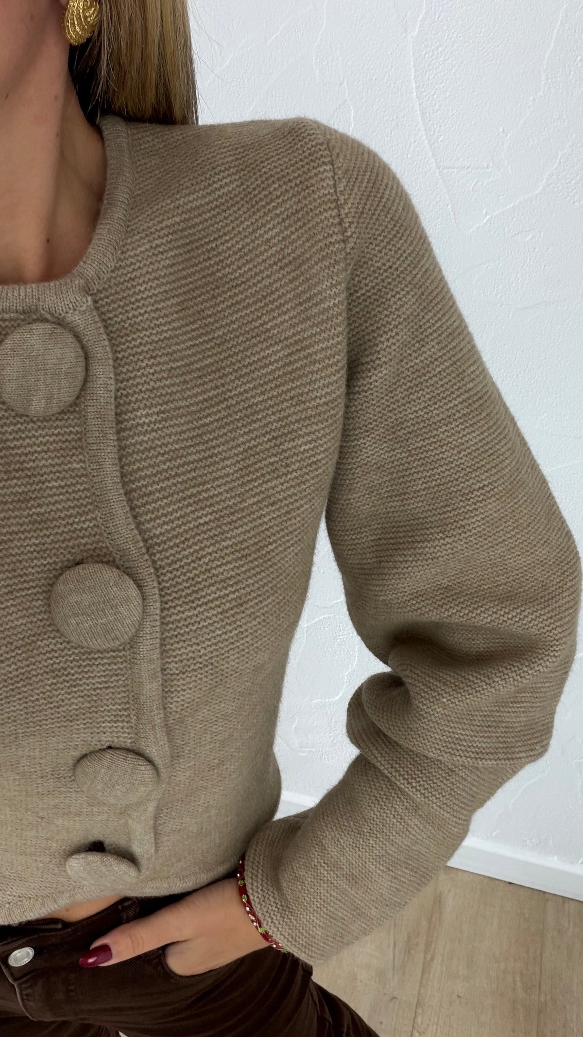 Pull Aurélia taupe