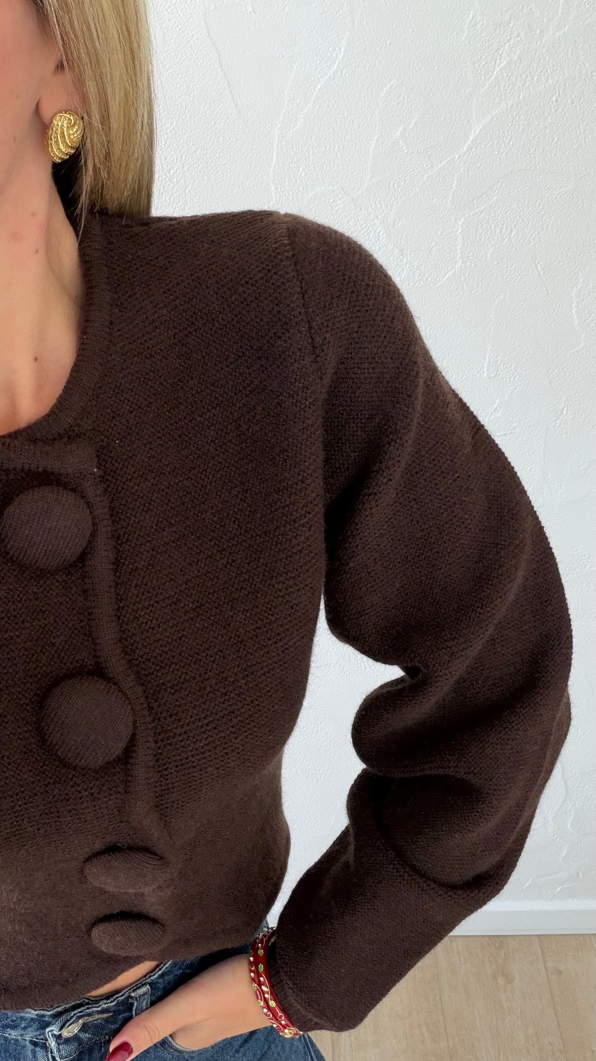 Pull Aurélia chocolat
