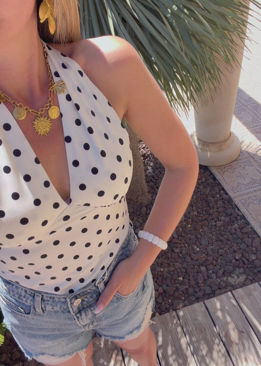 Top AGATHE Blanc